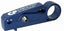 ICM Cable Pro coaxial cable stripper tool with blue handle and precision cutting head for network cabling work