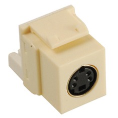 ICC Cabling Products: IC107SVIAL S Video Keystone Jack