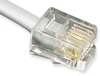 ICC ICLC625FSV 6P6C Pin 2-5 Pre-Terminated Telephone Cable 25 foot    