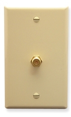 ICC Cabling Products: Ivory F Type Integrated Wall Plate
