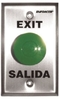 SECO-LARM SD-7201GC-PE1Q "Exit" and "Salida" Request-To-Exit Plate 