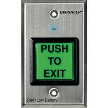 SECO-LARM: SD-7202GC-PEQ Illuminated Push-To-Exit button