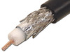 Direct Burial Rated RG6 Coaxial Cable 60% 18 AWG 3.0 GHz 1000ft Spool Black