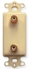 ICC ICRDSSBPIV Ivory Decora Insert with Dual Speaker Binding Posts