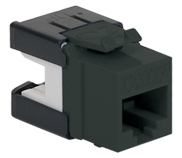 ICC Cabling Products: IC1078GABK Black Cat 6A HD Keystone Jack