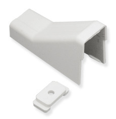 ICC Cabling Products: ICRW22CMWH 3/4 White Raceway Ceiling Entry and Clip     