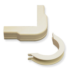 ICC Cabling Products: ICRW12OBIV 1 1/4 Ivory Outside Corner and Base 10 Pack