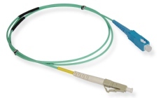 ICC: ICFOJ2G601 LC-SC Simplex 1 Meter 10 Gig Fiber Patch Cable  