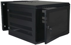 Quest Manufacturing: WM3019-14-02 14 RMS Black Swing-Out Wall Mount Enclosure