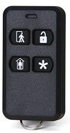 2GIG: 2GIG-KEY2-345 4-Button Key Ring Remote