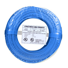 SCP: 500ft 22/2 Alarm Wire Blue Coil Pack