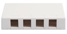 ICC Cabling Products: IC107SB4WH 4 Port Surface Mount Box