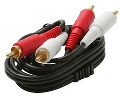 255-240: 25 ft Dual RCA to RCA Audio Cable
