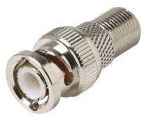 200-130: Coaxial Cable F to BNC Adapter