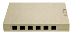 ICC Cabling Products: IC107SBTIV 12 Port Surface Mount Box