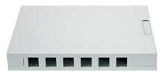 ICC Cabling Products: IC107SBTWH 12 Port Surface Mount Box