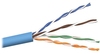 Premium 24 AWG Solid 350 MHz CMR Rated Blue Cat5e Cable