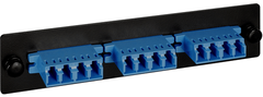 <p>ICC Cabling Products: ICFOPL16BK LC Adapter Panel</p>