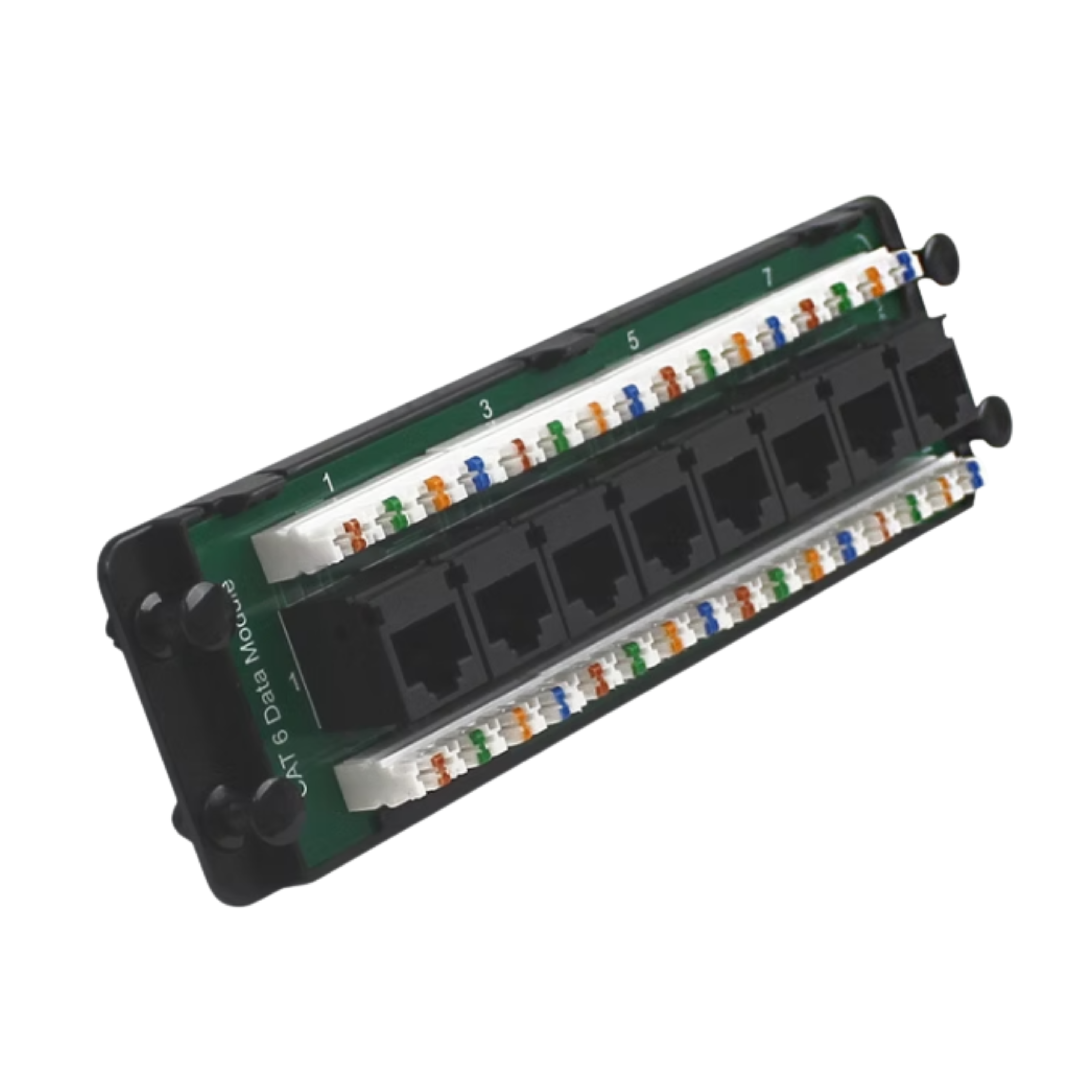 Wavenet 8‐PORT CAT6 110‐1DC DATA MODULE W/PLASTIC PLATE Main image
