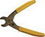 Platinum Tools coax and round cable cutter with wooden handles and bronze metal head for precise network cabling cuts