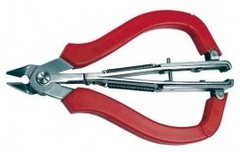 Platinum Tools Cut-N-Strip Tool with red handles and metal stripping jaws for network cable preparation