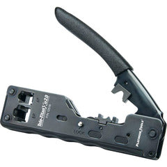 Platinum Tools Tele-Titan Xg 2.0 CAT6A crimp tool with black handle and jaw mechanism for 10Gig network cabling