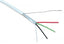 18 gauge 4 conductor stranded shielded plenum cable with color-coded wires and protective jacket