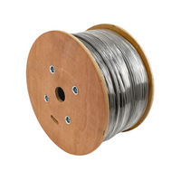18/6 Riser (CMR) Unshielded Stranded - 1000ft Reel - Grey