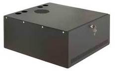 Kendall Howard DVR security lock box with dark gray metal construction and front-facing locking mechanism for data center ra… Main image