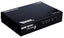 Vanco HDMI 1x2 splitter with IR control - black networking device with HDMI ports and control buttons