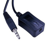 Vanco Super IR Receiver with 3.5mm jack connector and black coiled cable for infrared signal reception