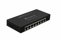 GEU-0822 8-Port Gigabit Switch with black casing and eight RJ45 Ethernet ports for network connectivity