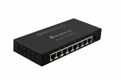 GEU-0822 8-Port Gigabit Switch with black casing and eight RJ45 Ethernet ports for network connectivity