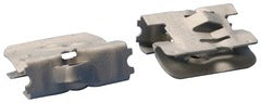 Caddy Multi-Purpose Clips for rack mount hardware showing beige and black plastic cable management components