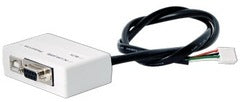 Paradox Direct Connect Interface with white casing and black cable connection cord for networking setup Main image