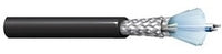 Belden 22 gauge 2 conductor multi-conductor cable with braided shielding and connectors, 1000 feet