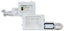 DATACOMM flat panel TV cable organizer kit with wall plate, power management box, and organized cabling hardware