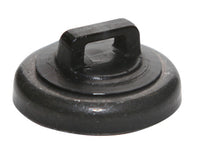 Black magnetic cable tie mount with handle, large size for organizing network cables in server racks