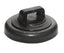 Black magnetic cable tie mount with handle, large size for organizing network cables in server racks