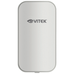 Vitek Air Series 5.8GHz wireless bridge device with white casing and rounded corners, showing eye logo and product branding …