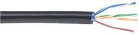 Belden Cat 6 High & Low Temp Plenum DataTwist Cable showing twisted pair conductors with color-coded wires exposed at cable …