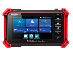 CamView IP Pro 5 security camera tester with 5-inch touchscreen display, red rugged corners, and built-in WiFi hotspot for t…