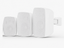 OWI Outdoor/Indoor SX SERIES: (70 Volts / 8 Ohms Combination) Surface Mount Speakers - 2 Each / 1 Pair - 6.5" - White