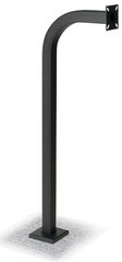 Linear GNC-1 black curb mount gooseneck with square base plate for outdoor antenna or camera mounting Main image