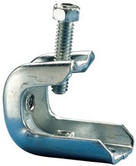 Caddy 1/4 inch beam clamp with 1/2 inch flange and 1/4 inch bolt for secure cable management