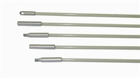 BES-GLF407 Glowfish II 5/32 inch diameter plastic coated 6-foot glow-in-the-dark rod kit with six individual rods displayed