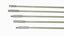 BES-GLF407 Glowfish II 5/32 inch diameter plastic coated 6-foot glow-in-the-dark rod kit with six individual rods displayed