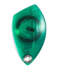 Green Paradox proximity card with integrated RFID chip and mounting hole for access control systems Main image