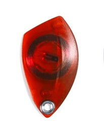 Red Paradox Proximity Card with circular emblem design and mounting hole Main image