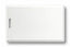 White Paradox high-gloss ISO proximity card with printable surface and grey access card slot detail